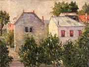 Paul Signac Garden at Asnieres oil painting artist